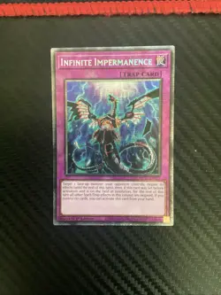 YUGIOH: 1x Infinite Impermanence MP25-EN032 Starlight Rare 2025 Mega-Pack - Image 1