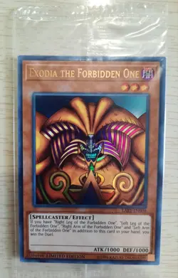 Yu-Gi-Oh! Exodia The Forbiden One Sealed LART-EN004 Lost Art Ultra Rare Promo - Image 1