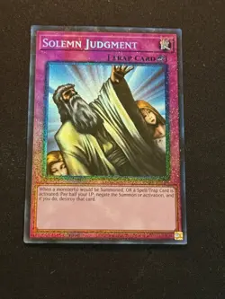 Yu-Gi-Oh! TCG Solemn Judgment RA02-EN075 Collector's Rare - NM/M 1st Ed. - Image 1