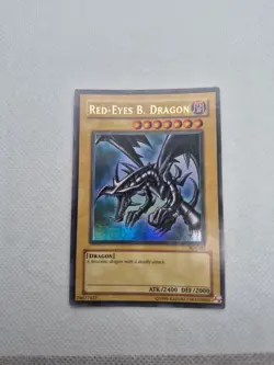 Yugioh Red-Eyes B. Dragon SDJ-001 Unlimited Edition Lightly Played - Image 1