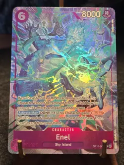 Enel OP15-060 SR Alt Art Adventure On Kami’s Island ENGLISH🔥🔥ONE PIECE - Image 1