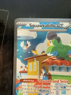 Pokemon Squawkabilly EX 264/193 Paldea Evolved Illustration Rare (LP+) - Image 2