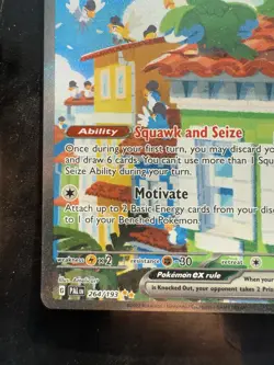 Pokemon Squawkabilly EX 264/193 Paldea Evolved Illustration Rare (LP+) - Image 4