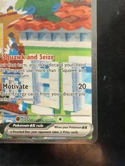 Pokemon Squawkabilly EX 264/193 Paldea Evolved Illustration Rare (LP+) - Image 5