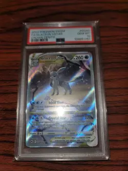 Pokemon Swsh GLACEON VSTAR Crown Zenith Full Art GG40/GG70 PSA 10 💎 GEM MINT - Image 1