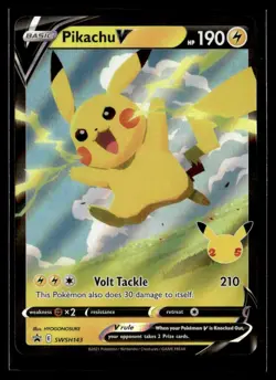 2021 Sword & Shield - Celebrations Pikachu V Promo #SWSH143 - Image 1