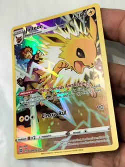 Jolteon TG04/TG30 Swsh09: Brilliant Stars Trainer Gallery Holo Pokemon NM - Image 2