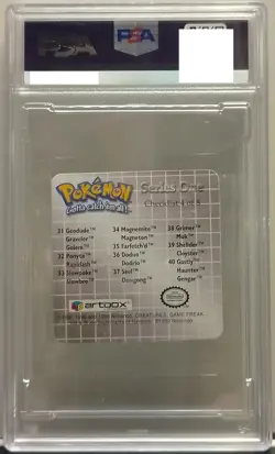 1999 Pokemon Action Flipz No 40 Gastly/Haunter/Gengar - PSA 8 Grading Englisch - Image 2