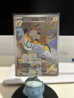 Pokemon TCG Raichu 211/193 Paldea Evolved Illustration Rare NM - Image 1