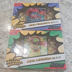 Pokemon TCG Ascended Heroes ex Boxes (2) Booster Promo Oversized Lenticular 2015 - Image 3