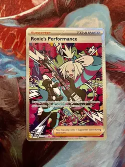 Roxie’s Performance SIR 121/086 Chaos Rising Pokemon TCG **PACK FRESH** - Image 1