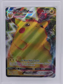 2020 Pokemon SWSH Vivid Voltage FULL ART Pikachu VMAX #044 PSA 9 MINT 🔥 - Image 2