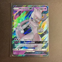 Pokemon Mewtwo GX 31/68 Hidden Fates Ultra Rare Holo NM - Image 1