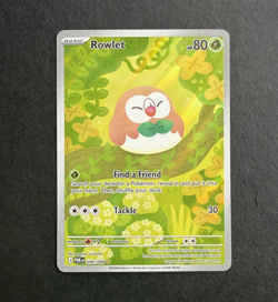 Pokemon Rowlet 090/088 Paldea Evolved Reverse Holo ENG 80HP 2023 - Image 1