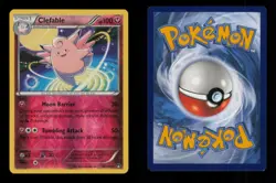 REVERSE HOLO CLEFABLE RARE 82/122 LP POKEMON - Image 3