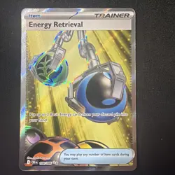Energy Retrieval 108/086 Ultra Rare ME04: Chaos Rising Pokemon Near Mint CRI - Image 1