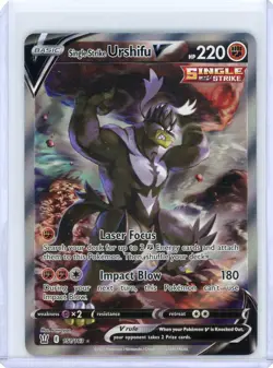 Single Strike Urshifu V - 2021 Pokemon Battle Styles TCG 153/163 NM/M - Image 1