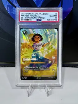 Disney Lorcana Mirabel Madrigal Family Gatherer 7/P2 Promo Enchanted PSA 10 GM - Image 1