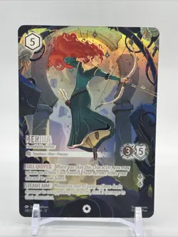 Disney Lorcana Merida (Iconic) Formidable Archer # 242/204 Foil, NM - Image 1