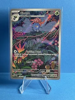 Pokemon TCG Gloom Obsidian Flames Illustration Rare Card 198/197 NM Condition - Image 1