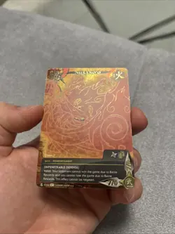 Naruto Card Ccg Tcg - Susano‘o Super Rare Full Art 1114 1st Edition Nm - Image 3