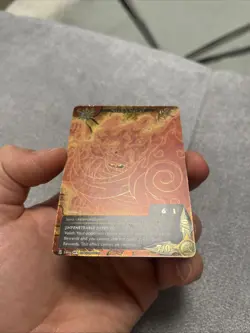 Naruto Card Ccg Tcg - Susano‘o Super Rare Full Art 1114 1st Edition Nm - Image 5