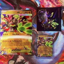 *MINT* Pokemon Mega Zygarde EX Promo Card+Jumbo PROMO Card+Sticker Set - Image 1