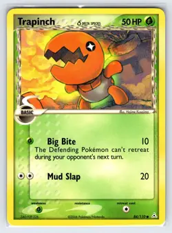 Trapinch 84/110 2006 EX Holon Phantoms Pokemon Card Nintendo Common - Nm - Image 1