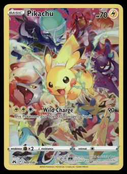Pokemon Cards Pikachu 160/159 Crown Zenith Secret Rare NM *1 - Image 1