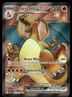 Pokemon Cards Charizard ex 183/165 151 Ultra Rare NM *3 - Image 1