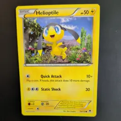 HELIOPTILE 29/119 POKEMON CARD (PHANTOM FORCES SET) - Image 1