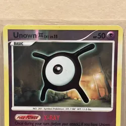 Unown [X] 71/132 Secret Wonders Reverse Holo - Pokemon Card - Image 2