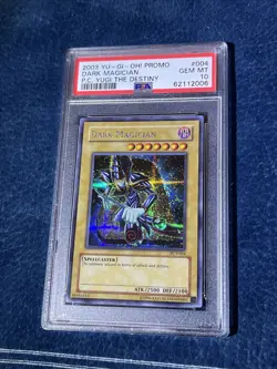 PSA 10 Dark Magician PCY Secret Rare Yugioh Game Promo Gem Mint Yugi The Destiny - Image 1