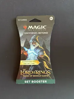 MTG LOTR Tales of Middle Earth Collector Booster Sealed Magic Set Booster Pack - Image 1