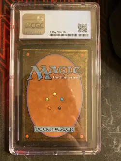 MTG Magic Revised Lightning Bolt CGC 9 Graded - Image 2