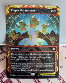MTG Foil Empty the Warrens Mystical Archive Secrets of Strixhaven NM - Image 1