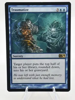 Traumatize - M14 - MTG Magic the Gathering - Lightly Played - Image 1