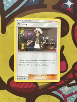 Pokemon Guzma 115/147 - XY Burning Shadows - Expanded GLC - Excellent - Image 1