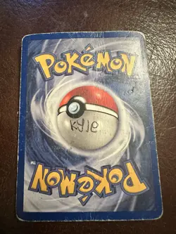 1999 Pokemon Base Set Gyarados Holo 6/102 – Damaged Vintage Card –“Kyle Edition” - Image 4
