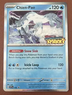 Chien-Pao - SVP152 - Pokemon Surging Sparks - Pre Release Promo - Stamped - Image 1