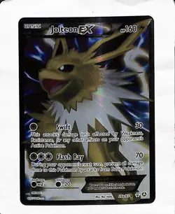 Pokemon TCG Jolteon EX Promo Card 28a/83 Holo Full Art - Image 1