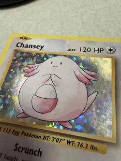 Chansey 70/108 HOLO BLEED ERROR- Near Mint Pokemon XY Evolutions (See photos) - Image 5