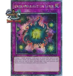 Yugioh! 1x Deck Devastation Virus RA03-EN150 Quarter Century Secret Rare NM - Image 1