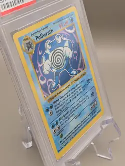 1999 Pokemon Game Shadowless #13 Poliwrath Holo PSA 9 Mint - Image 3