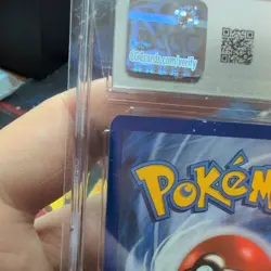 2010 POKEMON HGSS TRIUMPHANT #88 SEEKER CROSSHATCH REVERSE PLAY! STAMP CGC 9 - Image 3