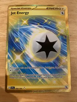 Jet Energy 252/191 - NM - Pokemon Surging Sparks - Gold Hyper Rare - Image 1