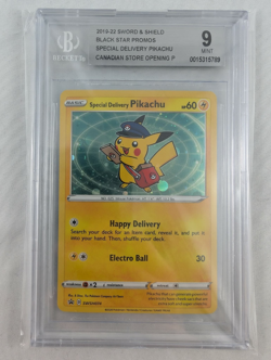 Pokemon Special Delivery Pikachu Promo SWSH074 Graded BGS 9 (pokemon center) - Image 1
