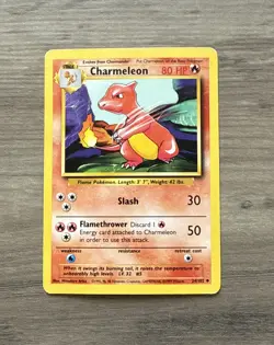 Charmeleon 024/102 Base Set Regular Pokemon TCG - Image 1