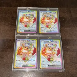 Lot Of 4 Eevee ex 2025 Pokemon SV Prismatic Evolutions Super Premium Promo #174 - Image 1