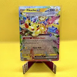 Pokemon Pikachu TCG Surging Sparks EX Double Rare Holo Card 057/191 NM Condition - Image 1